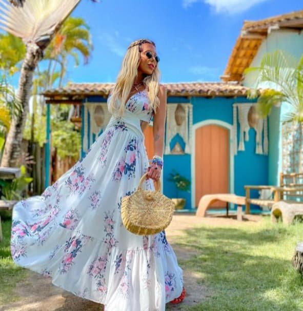 Vestido Floral Off