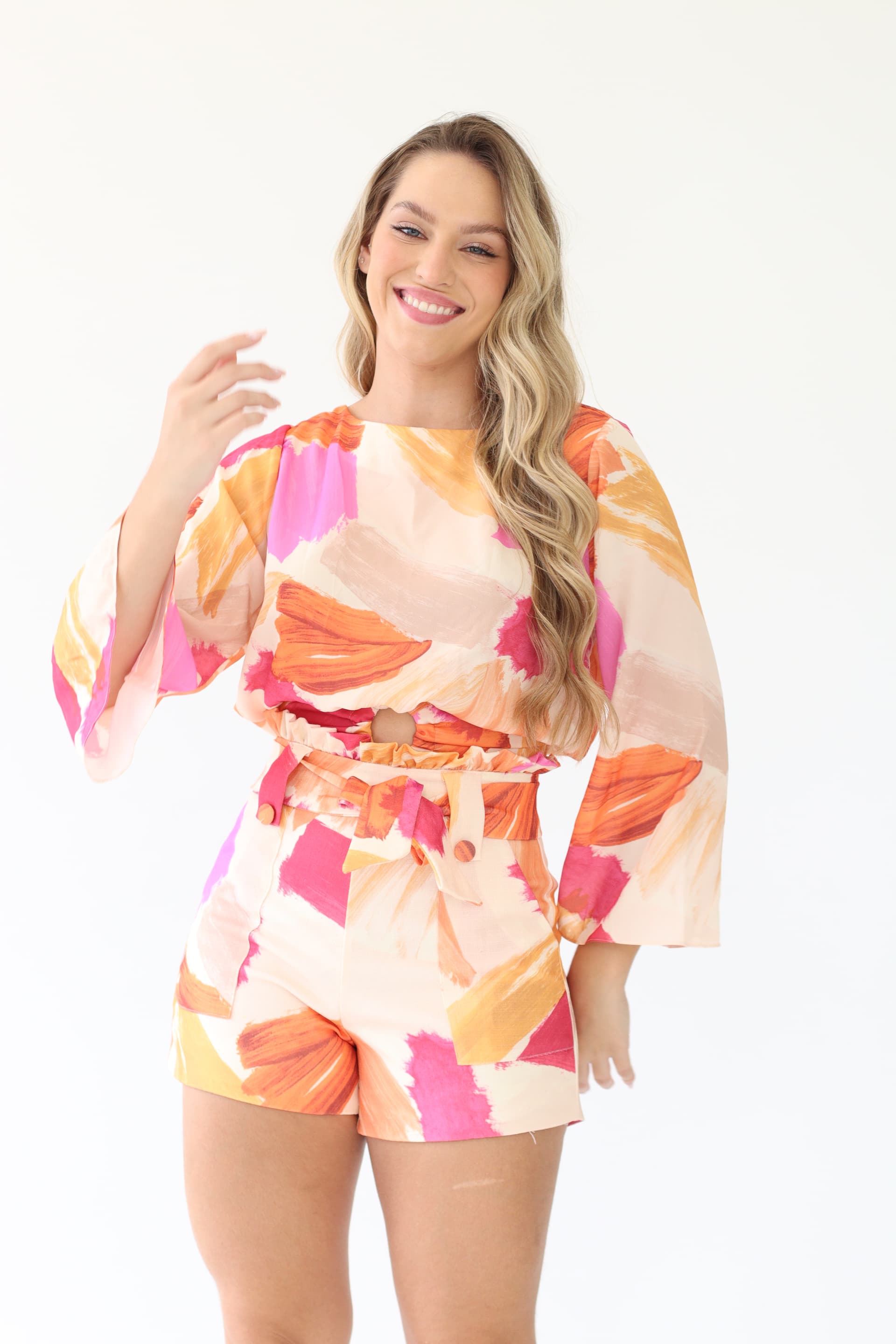 Short e Blusa Color — Conjuntos
